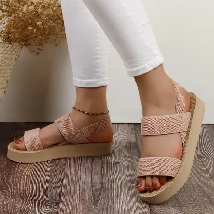 Women's Flat Slippers Summer Elastic Band - Image 2