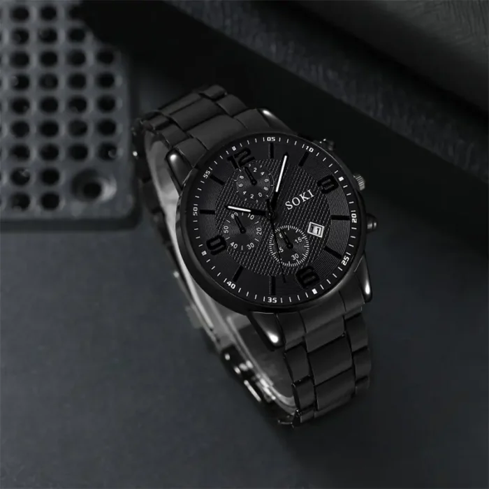 4-Piece Men's And Women's Quartz Watch Set - Image 3
