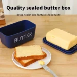 Large Capacity Butter Box with Built-In Knife - Image 3