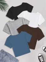 Women'S Slim Fit Fashion T-Shirts - Image 2