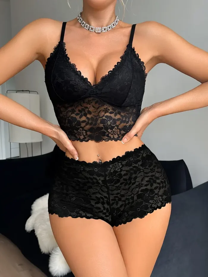 Lace Longline Underwear women - Image 1