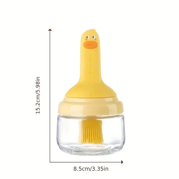 1pc Cartoon Duck-Shaped Barbecue Oil Bottle - Image 4