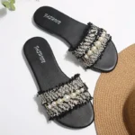 Women's Elegant Slip-On Sandals – Open
