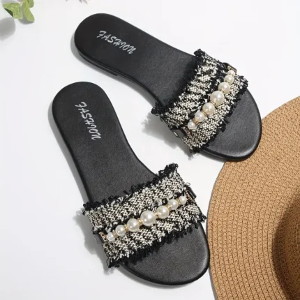 Women's Elegant Slip-On Sandals – Open