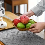 6pcs Reusable Imitation Wood Plastic Trays - Image 6