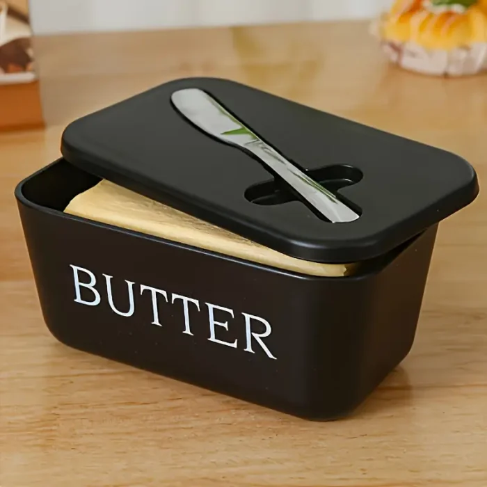 Large Capacity Butter Box with Built-In Knife - Image 6
