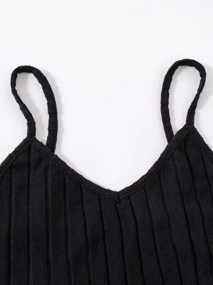 Women's Home Solid Color Black and White Gray Thong Shorts 6pcs Set - Image 3