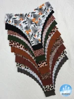 10-Pack Leopard Print Plus Size Women's Seamless Nude Panties - Image 2