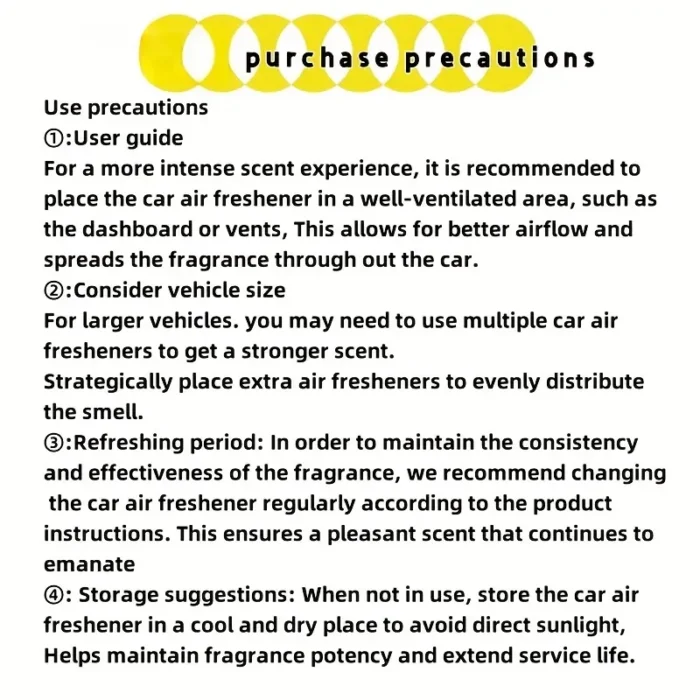 4pcs Long-Lasting Car Air Freshener - Image 6