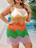 Women'S Plus Size Polyester Crew Neck