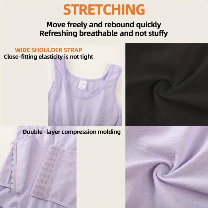 1pc Women's High Compression Shapewear Bodysuit - Image 3