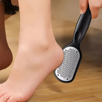 Professional Stainless Steel Foot File - Remover & Anti-Splash Scrub