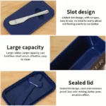 Large Capacity Butter Box with Built-In Knife - Image 4