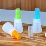 Silicone BBQ Oil Bottle with Brush & Scale - Image 4