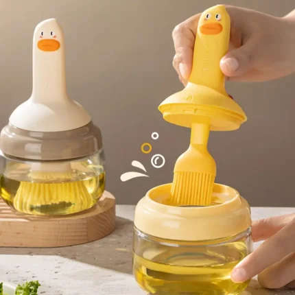 1pc Cartoon Duck-Shaped Barbecue Oil Bottle