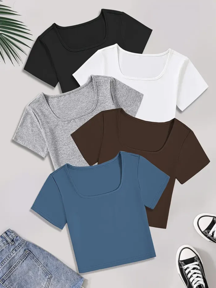 Women'S Slim Fit Fashion T-Shirts - Image 1