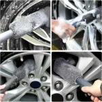11pcs Microfiber Car Cleaning Kit with Tire Brush - Image 6