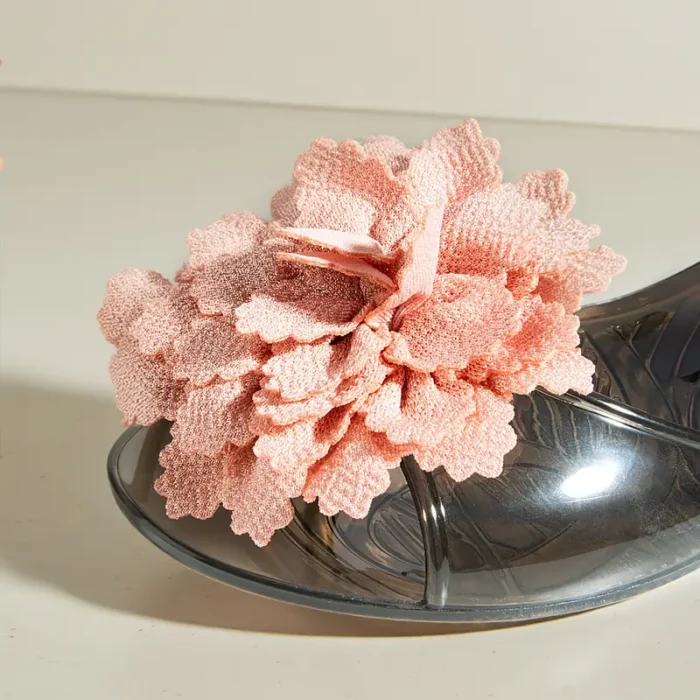 Solvimi Women's Flower Fish Mouth Jelly Sandals - Image 6