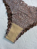 10-Pack Leopard Print Plus Size Women's Seamless Nude Panties - Image 4