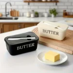 Large Capacity Butter Box with Built-In Knife
