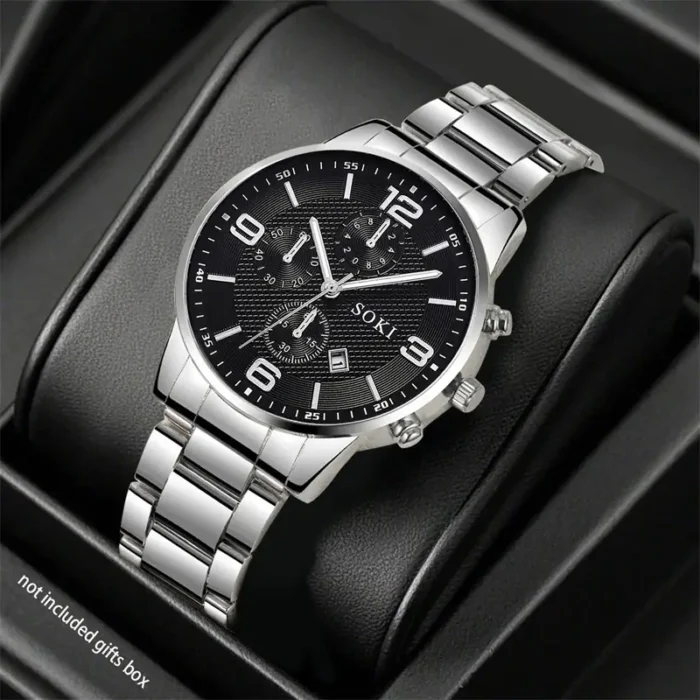 4-Piece Men's And Women's Quartz Watch Set - Image 4